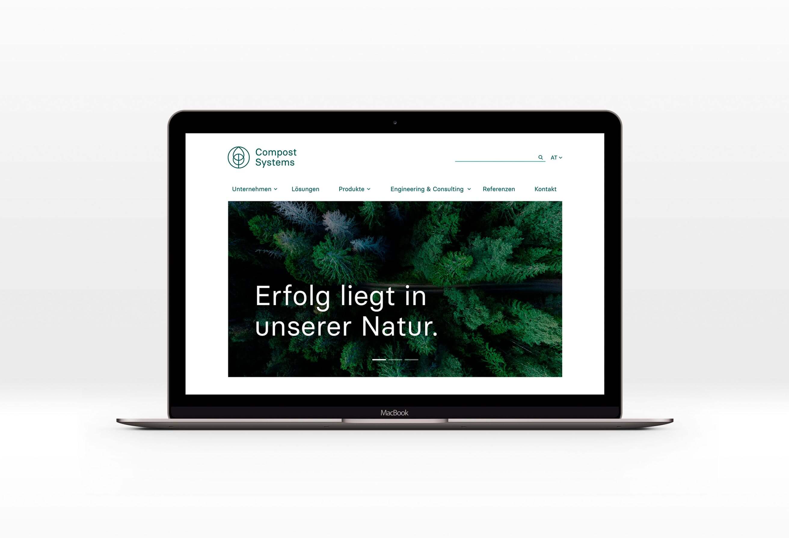 Q2 Werbeagentur, Compost Systems, Webdesign