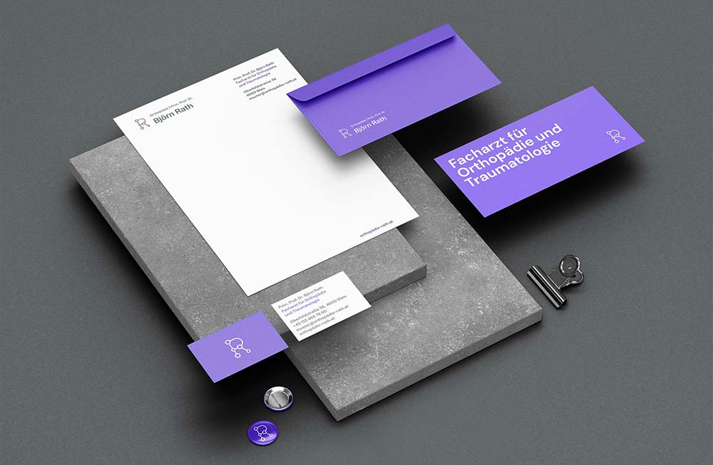 Q2 Werbeagentur, Dr. Björn Rath, Stationery Design