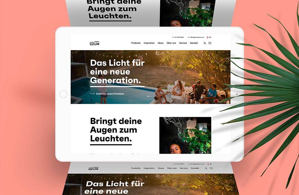 Q2 Werbeagentur, Loum, Webdesign