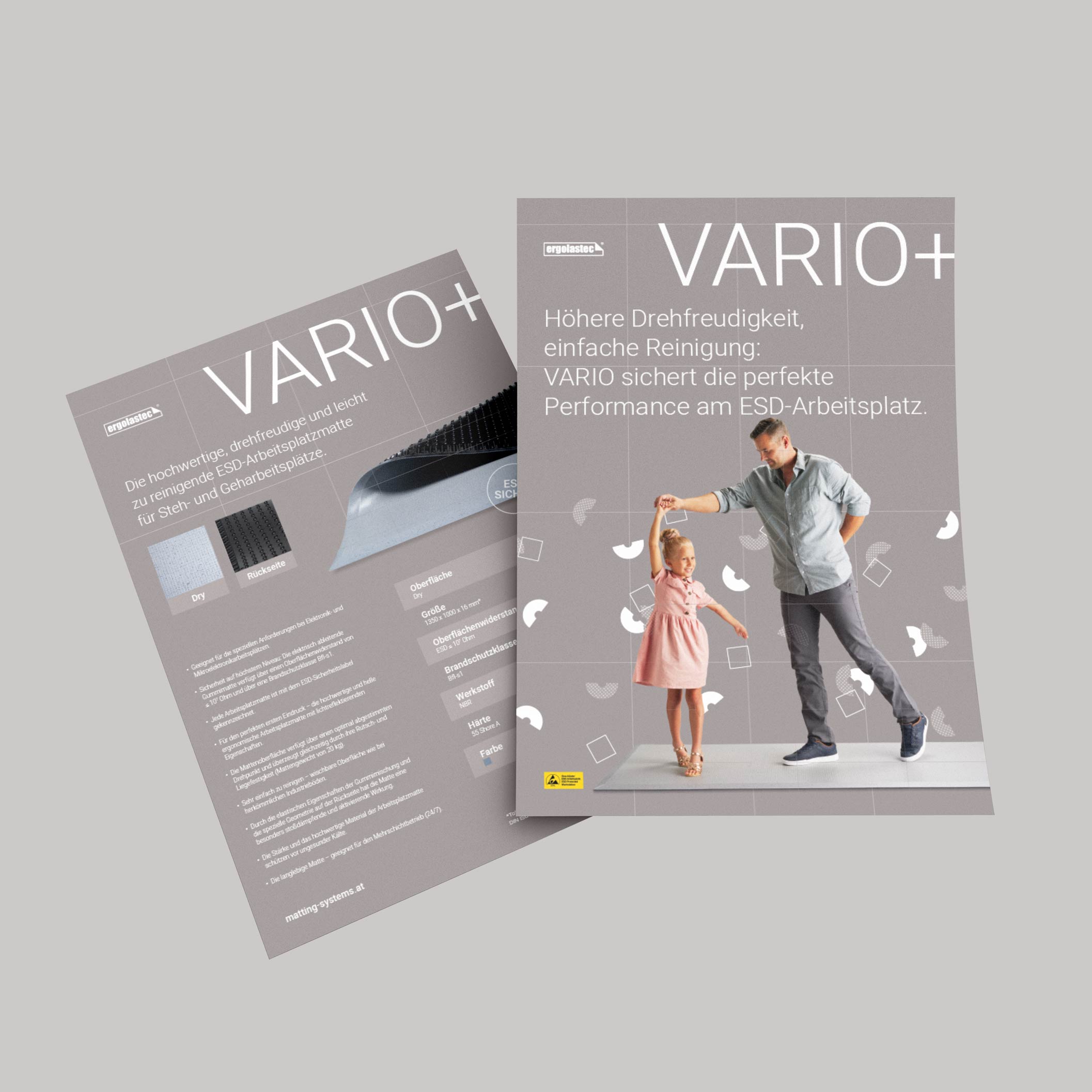 Q2 Werbeagentur, Kraiburg Matting Systems Vario, Print