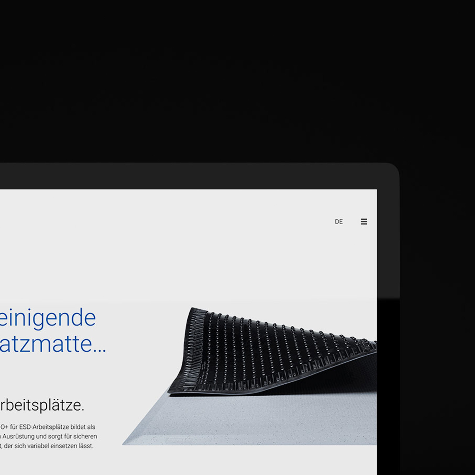 Q2 Werbeagentur, Kraiburg Matting Systems Vario, Webdesign